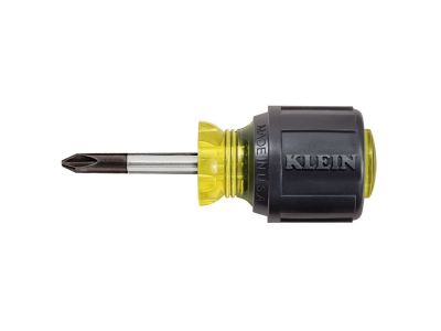 Klein Stubby Screwdriver, #2 Phillips, 1-1/2-Inch Shank
