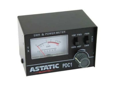 Astatic 10 Watt 100 Watt Selection, 302-01637 CB SWR Meter with UHF SO239 connectors