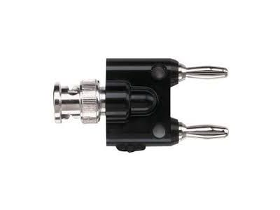 BNC MALE TO DUAL DOUBLE STACKING BANANA PLUG POMONA
