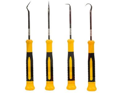 4pc Single Ended Pick & Hook Set
