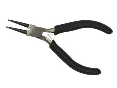 Round Nose 55 HRC Professional Jeweler’s Mini Plier, Louping