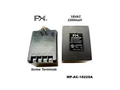 18VAC 2220MA 2.2A with SCREW TERMINAL POWER SUPPLY AC1822SA