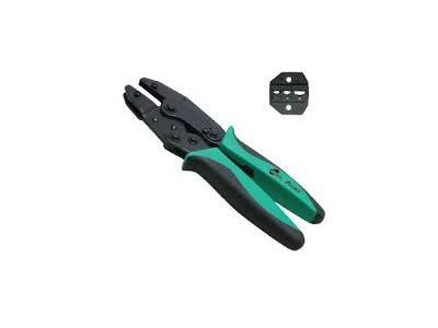 VTHCT Crimper, Ratcheted, Red/Blue/Yellow Insulated Terminals