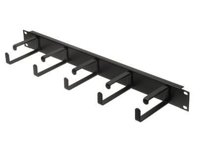 Middle-Atlantic 19 inch EQUIPMENT RACK WIRE ORGANIZER, Front Horizontal Cable Manager with D-Rings - 1 RU