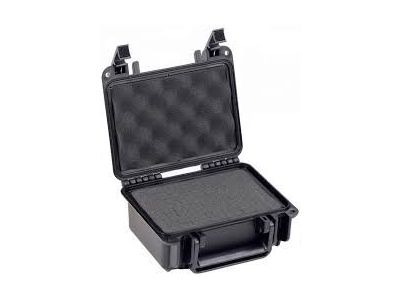 BLACK CASE WITH FOAM R120 SE120F SE120 DIMENSIONS: INSIDE 7.57 X 5.00 X 3.23