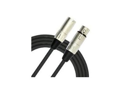 XLR MALE - XLR FEMALE 20AWG 15FT MP-280-15/BK