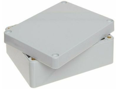 IP65 NEMA Chassis Box Sealed Lid Polycarbonate ABS with Cover 4.53 X 3.54 X 2.17 In