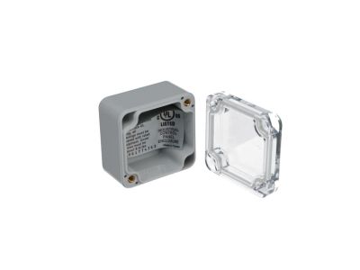 IP65 NEMA Chassis Box Sealed Lid Polycarbonate ABS with Clear Cover 2.05 X 1.97 X 1.38 In