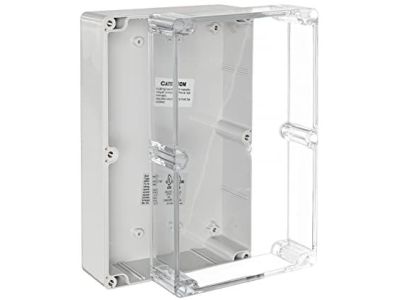 IP65 NEMA Chassis Box Sealed Lid Polycarbonate ABS with Clear Cover 8.74 X 5.75 X 2.95 In