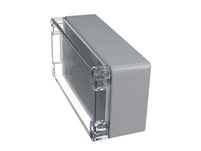 IP65 NEMA Chassis Box Sealed Lid Polycarbonate ABS with Clear Cover 6.30 X 3.15 X 2.17 In G258C