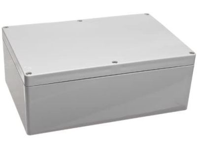 IP65 NEMA Chassis Box Sealed Lid Polycarbonate ABS with Cover 9.45 X 6.30 X 3.54 In