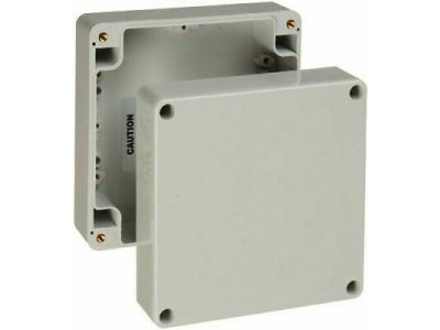 IP65 NEMA Chassis Box Sealed Lid Polycarbonate ABS with Cover 4.72 X 4.72 X 2.36 In