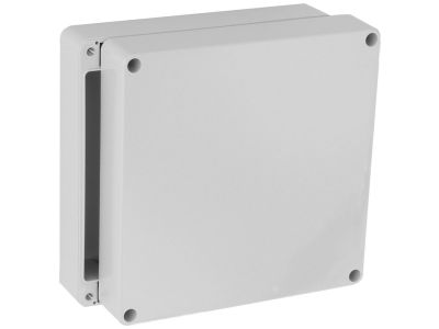 IP65 NEMA Chassis Box Sealed Lid Polycarbonate ABS with Cover 6.30 X 6.30 X 2.36 In