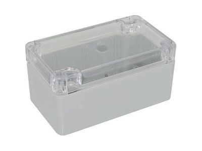 IP65 NEMA Chassis Box Sealed Lid Polycarbonate ABS with Clear Cover 4.53 X 2.56 X 2.17 In G205C