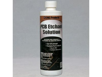 Caig Copper Etchant Ready to Use Solution for Etching PCB materials. Ferric Chloride, 16oz