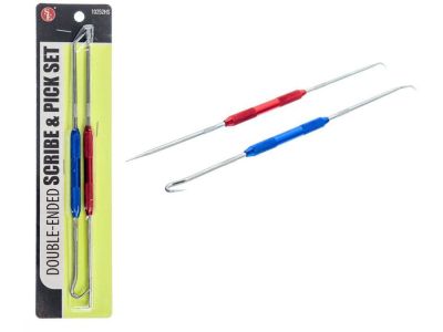 2Pc Double-Ended Colored Scribe & Solder Pick, Soldering, Spring Hook Set 8.5 inch