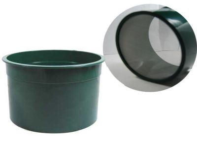 6 inch Green Mini Stackable Sifting Pans: 40 Holes per Sq. Inch, Mining, Miners