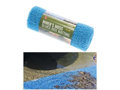 Blue Miner fts Moss Sluice Box Matting, 12 inchx 36 inch 10mm Thick, Mining, Miners