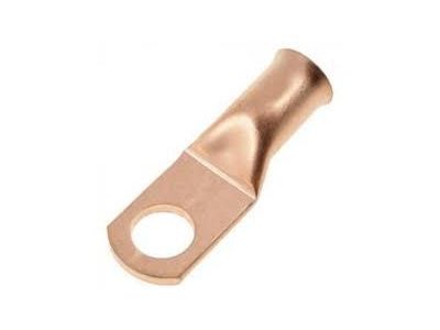2 GAUGE 1/2 INCH STUD TUBULAR COPPER LUG TERMINAL 5PK