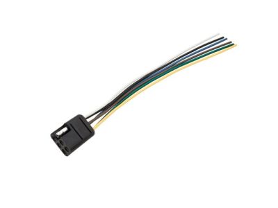16 GAUGE 12 INCH 6 WIRE FEMALE TRAILER CONNECTOR AUTOMOTIVE DC HARNESS 1PK, SAE