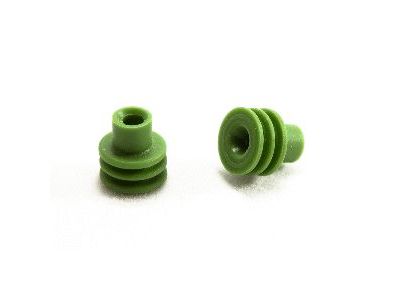18 / 16 / 20 GAUGE WP SERIES GREEN CABLE SEAL WEATHER PACK DELPHI CONNECTOR 5PK 12015323