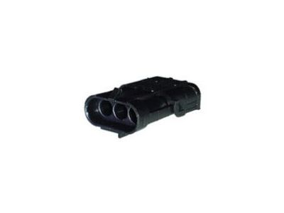 18 / 14 GAUGE WP SERIES 3 CONDUCTOR MALE SHROUD WEATHER PACK DELPHI CONNECTOR 1PK 12010717