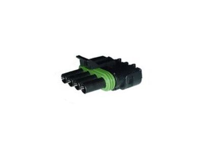 18 / 14 GAUGE WP SERIES 4 CONDUCTOR FEMALE TOWER WEATHER PACK DELPHI CONNECTOR 1PK 12015797