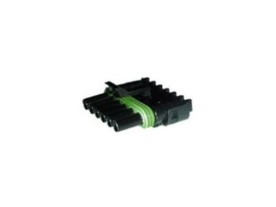 18 / 14 GAUGE WP SERIES 6 CONDUCTOR FEMALE TOWER WEATHER PACK DELPHI CONNECTOR 1PK 12015799
