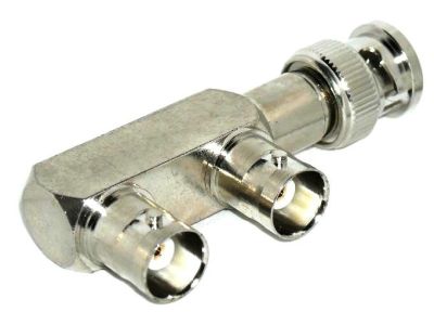BNC MALE TO BNC FEMALE - FEMALE F TYPE BNC7368 ADAPTER, SPLITTER
