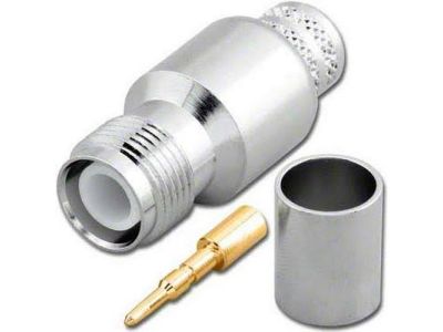 TNC REVERSE POLARITY FEMALE CRIMP CONNECTOR FOR LMR400 RPT3969-L400