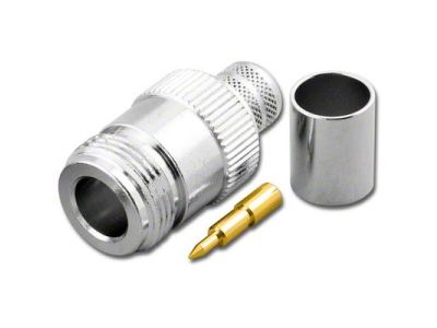 N REVERSE POLARITY CRIMP FEMALE CONNECTOR LMR400 BELDEN 9913 RPN6739-L400