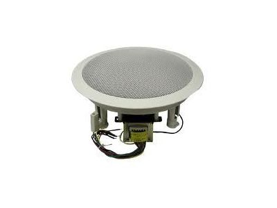 6-1/2 inch SPEAKER + 70V 10W TRANSFORMER + WHITE GRILL IN WALL CEILING
