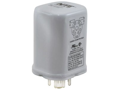 RELAY-10AMP DPDT 120VAC HERMETICALLY SEALED 8-PIN OCTAL