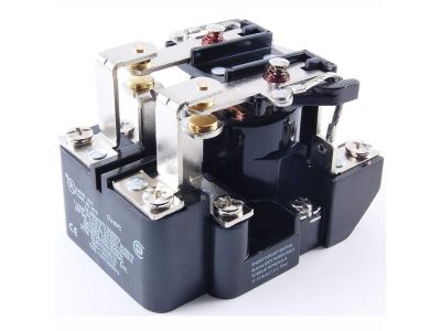 RELAY-12VDC 30 AMP DPDT HEAVY DUTY OPEN FRAME
