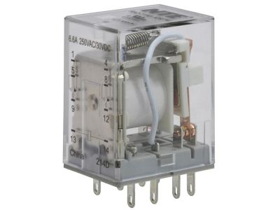RELAY-24VDC 5AMP DPDT GEN.PURPOSE