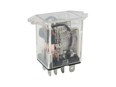 RELAY-24VAC 10AMP DPDT GEN PURPOSE FLANGE MOUNT