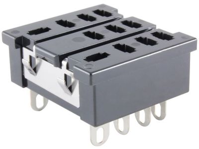 SOCKET 3PDT 11-PIN