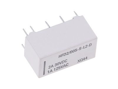 RELAY-DPDT 2AMP 12VDC LATCHING DUAL COIL