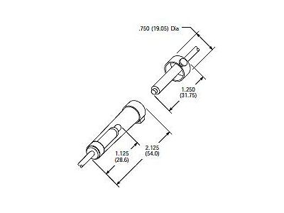 HI VOLTAGE SPLICE FOR CRT ANODE