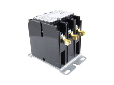 CONTACTOR 3 POLE 30FLA 24V SCREWS W/DUAL .250 INCH QUICK CONNECTS