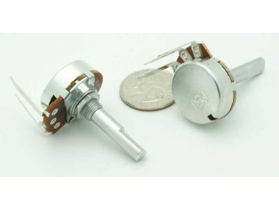 POTENTIOMETER 5K 5000 OHM SINGLE TURN, AUDIO, 1/4 Inch Shaft