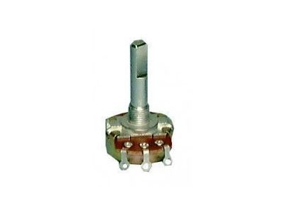 POTENTIOMETER 500K OHM SINGLE TURN, LINEAR, 1/4 Inch Shaft
