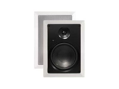 IN WALL SPEAKER SET WHITE 8 inch ARCHI TECH AP-802 CEILING