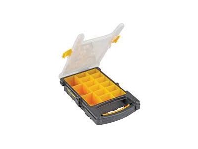 Empty 15 Divider Medium Storage Container Case with removable bins 64811