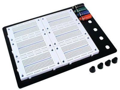 Velleman SDTP034 Solderless Breadboard, 1620 Tie Points