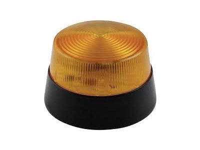 12VDC - AMBER LED ELECTRONIC FLASHING STROBE LIGHT
