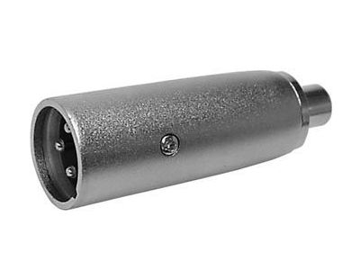 3 PIN XLR PLUG TO RCA JACK