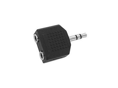 DUAL 3.5MM STEREO JACKS TO 3.5MM STEREO PLUG