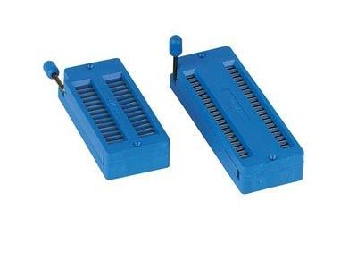 28 PIN ZERO INSERTION FORCE IC SOCKET ZIF