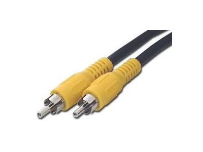6 ft RCA-RCA RG59 Video Black Cable
